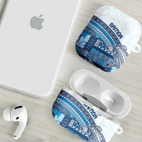 Samoa Mamanu Siapo Royal Blue AirPods Case Tatau Malie