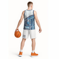Samoa Mamanu Siapo Royal Blue Basketball Jersey Tatau Malie