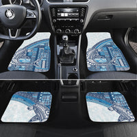 Samoa Mamanu Siapo Royal Blue Car Mats Tatau Malie