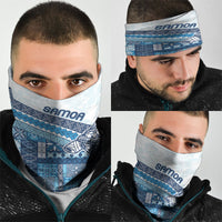 Samoa Mamanu Siapo Royal Blue Neck Gaiter Tatau Malie