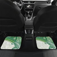 Samoa Mamanu Siapo Forest Green Car Mats Tatau Malie