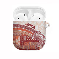 Samoa Mamanu Siapo Crimson AirPods Case Tatau Malie