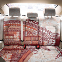 Samoa Mamanu Siapo Crimson Back Car Seat Cover Tatau Malie