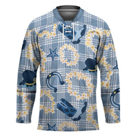 Aloha Hawaii Paniolo Jeans Palaka Hockey Jersey Coastal Rodeo - Polynesian Pride