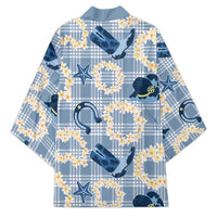 Aloha Hawaii Paniolo Jeans Palaka Kimono Coastal Rodeo - Polynesian Pride