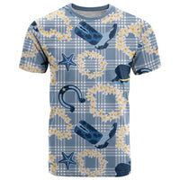 Aloha Hawaii Paniolo Jeans Palaka T Shirt Coastal Rodeo - Polynesian Pride