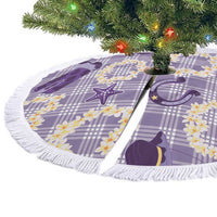 Aloha Hawaii Paniolo Lavender Palaka Tree Skirt Coastal Rodeo - Polynesian Pride