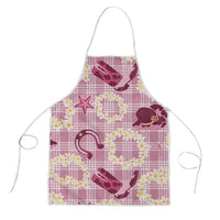 Aloha Hawaii Paniolo Lokelani Rose Palaka Apron Coastal Rodeo - Polynesian Pride