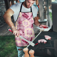 Aloha Hawaii Paniolo Lokelani Rose Palaka Apron Coastal Rodeo - Polynesian Pride