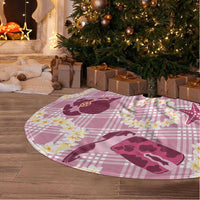 Aloha Hawaii Paniolo Lokelani Rose Palaka Tree Skirt Coastal Rodeo - Polynesian Pride