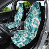 Aloha Hawaii Paniolo Teal Palaka Car Seat Cover Coastal Rodeo - Polynesian Pride