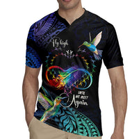 Polynesian Cancers Awareness Rugby Jersey Hummingbird - Fly High Until We Meet Again