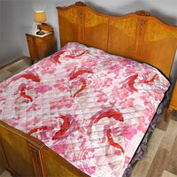 Pink Palaka Hawaii Aloha Quilt Koi Pond Mix Sakura - Polynesian Pride