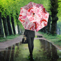 Pink Palaka Hawaii Aloha Umbrella Koi Pond Mix Sakura - Polynesian Pride