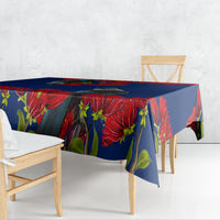 New Zealand Pohutukawa with Tui Birds Tablecloth Version 2 LT7 - Polynesian Pride