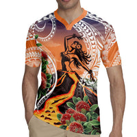 Hawaii Women's Day Tribal Rugby Jersey Pele Honua Mea LT7 - Polynesian Pride