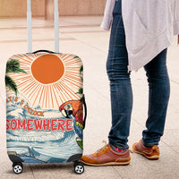 Summer Holiday It's 5 o'clock Somewhere Vintage Hawaii Luggage Cover