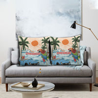 Summer Holiday It's 5 o'clock Somewhere Vintage Hawaii Pillow Cover