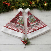 Here For A Koality Xmas Australia Abogirinal Christmas Santa Hat Santa Koala - Polynesian Pride