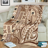 Samoa Tapa Blanket Siapo Mix Tatau Patterns LT7 - Polynesian Pride