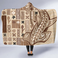Samoa Tapa Hooded Blanket Siapo Mix Tatau Patterns LT7 - Polynesian Pride