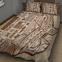Samoa Tapa Quilt Bed Set Siapo Mix Tatau Patterns LT7 - Polynesian Pride