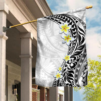 Hawaii Aloha Garden Flag Plumeria Vintage - White LT7 House Flag White - Polynesian Pride