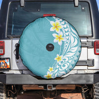 Hawaii Aloha Spare Tire Cover Plumeria Vintage - Turquoise LT7 - Polynesian Pride