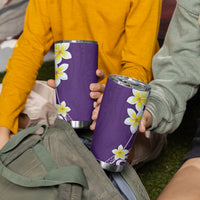 Hawaii Aloha Tumbler Cup Plumeria Vintage - Violet