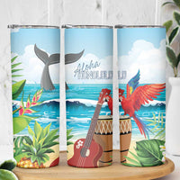 Aloha Honolulu Festival Skinny Tumbler Ukulele By The Shore LT7 - Polynesian Pride