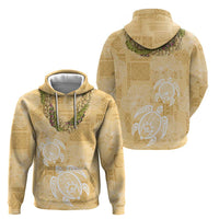 Aloha Honolulu Festival Zip Hoodie Hawaii Kapa Mix Flowers Lei LT7 - Polynesian Pride