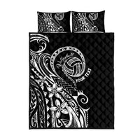 Polynesia Beach Volleyball Personalized Quilt Bed Set Basic