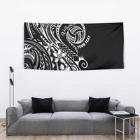 Polynesia Beach Volleyball Personalized Tapestry Basic