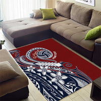 Polynesia Beach Volleyball Personalized Area Rug Special