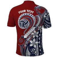 Polynesia Beach Volleyball Personalized Polo Shirt Special LT7 - Polynesian Pride