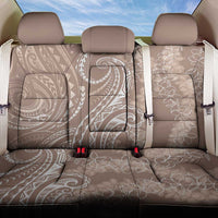 Polynesia Plumeria Lei Back Car Seat Cover Beige Curves Motif LT7 One Size Beige - Polynesian Pride