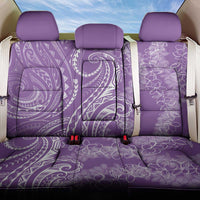 Polynesia Plumeria Lei Back Car Seat Cover Periwinkle Curves Motif LT7 One Size Periwinkle - Polynesian Pride