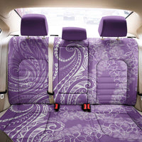 Polynesia Plumeria Lei Back Car Seat Cover Periwinkle Curves Motif LT7 - Polynesian Pride