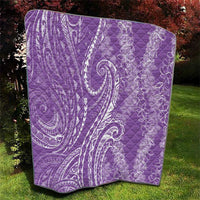 Polynesia Plumeria Lei Quilt Periwinkle Curves Motif LT7 - Polynesian Pride