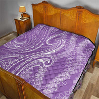 Polynesia Plumeria Lei Quilt Periwinkle Curves Motif LT7 - Polynesian Pride