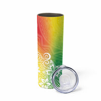 Polynesia Skinny Tumbler Plumeria Reggae Curves