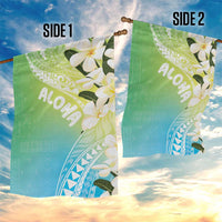 Aloha Hawaii Festive Garden Flag Frangipani Lace Classic - Summer Vibes