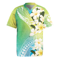 Aloha Hawaii Festive Rugby Jersey Frangipani Lace Classic - Summer Vibes