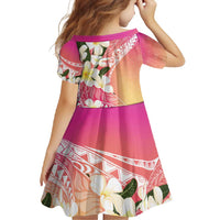 Aloha Hawaii Festive Family Matching Long Sleeve Bodycon Dress and Hawaiian Shirt Frangipani Lace Classic - Spring Vibes