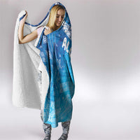 Aloha Hawaii Festive Hooded Blanket Frangipani Lace Classic - Oceanic