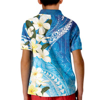 Aloha Hawaii Festive Kid Polo Shirt Frangipani Lace Classic - Oceanic