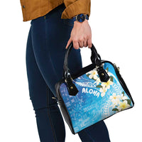 Aloha Hawaii Festive Shoulder Handbag Frangipani Lace Classic - Oceanic