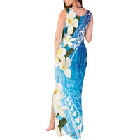 Aloha Hawaii Festive Tank Maxi Dress Frangipani Lace Classic - Oceanic