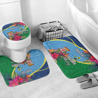 Personalized Malampa Fiji Day Together We Grow Bathroom Set Special Tapa Mix - Polynesian Pride