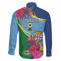 Personalized Malampa Fiji Day Together We Grow Family Matching Tank Maxi Dress and Hawaiian Shirt Special Tapa Mix - Polynesian Pride